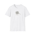 Sunflower Sketch Unisex T‑Shirt — Minimalist Floral Line Art Tee