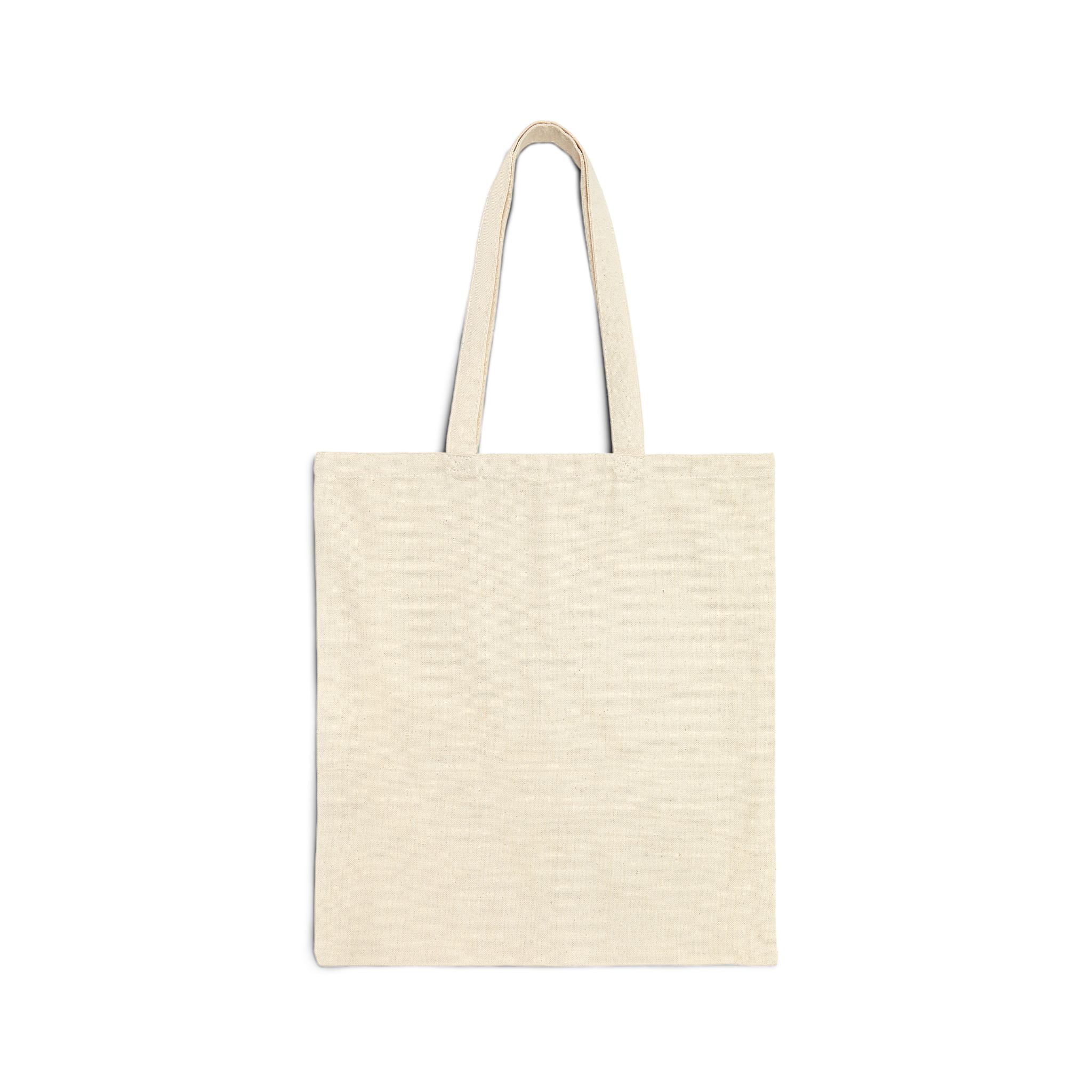 Canvas Tote Bag — Minimal Botanical Floral Sketch Tote