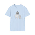 Coneflower Sketch Unisex T‑Shirt — Minimalist Floral Line Art Tee