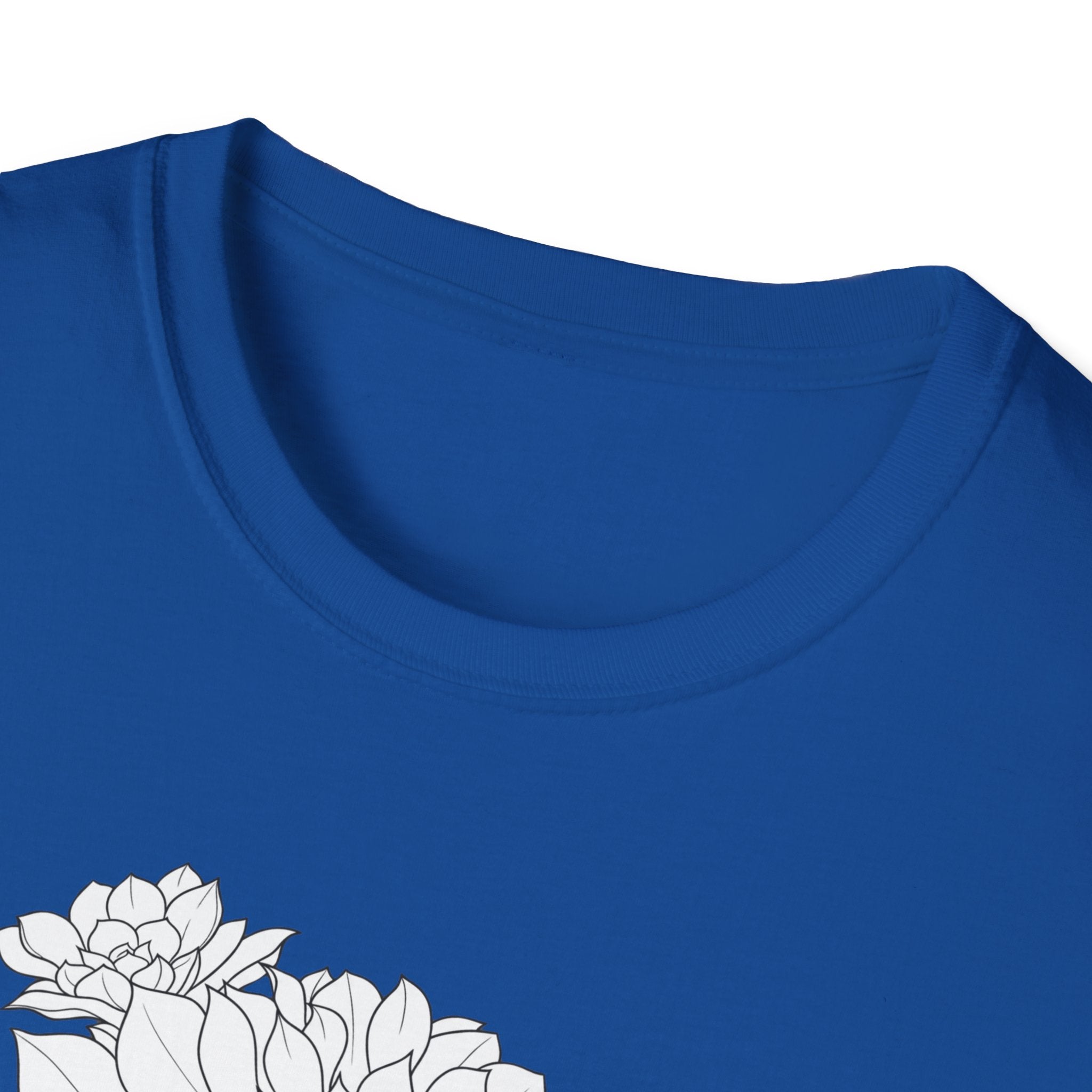Succulent Sketch Unisex T‑Shirt — Minimalist Floral Line Art Tee