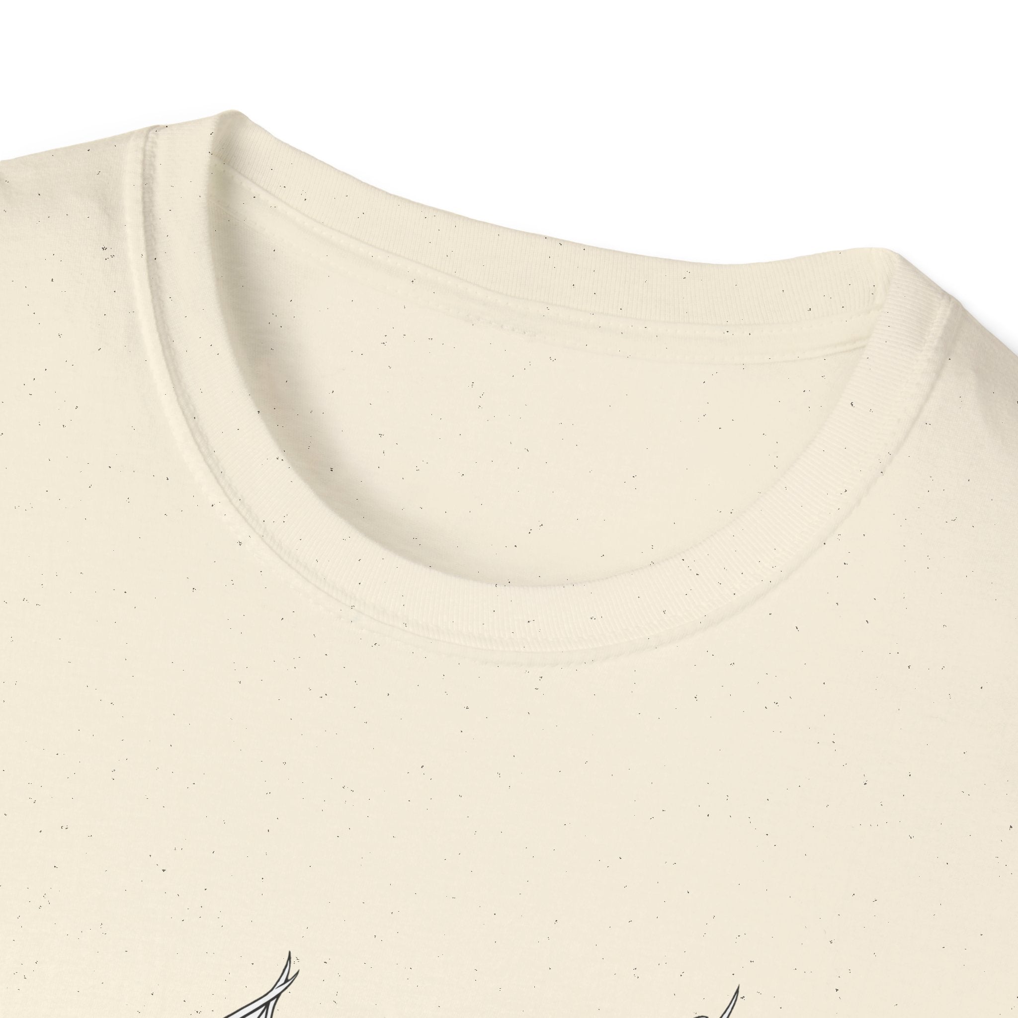 Rose Sketch Unisex T‑Shirt — Minimalist Floral Line Art Tee