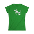 Rosebuds Line Art Tee — Minimal Floral Women's T-Shirt